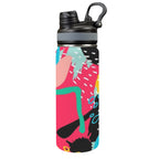 Bright And Colourful - Insulated Water Bottle with Dual-Use Lid (18oz) One Size Insulated Water Bottle with Dual-Use Lid (18oz) Printed Offshore