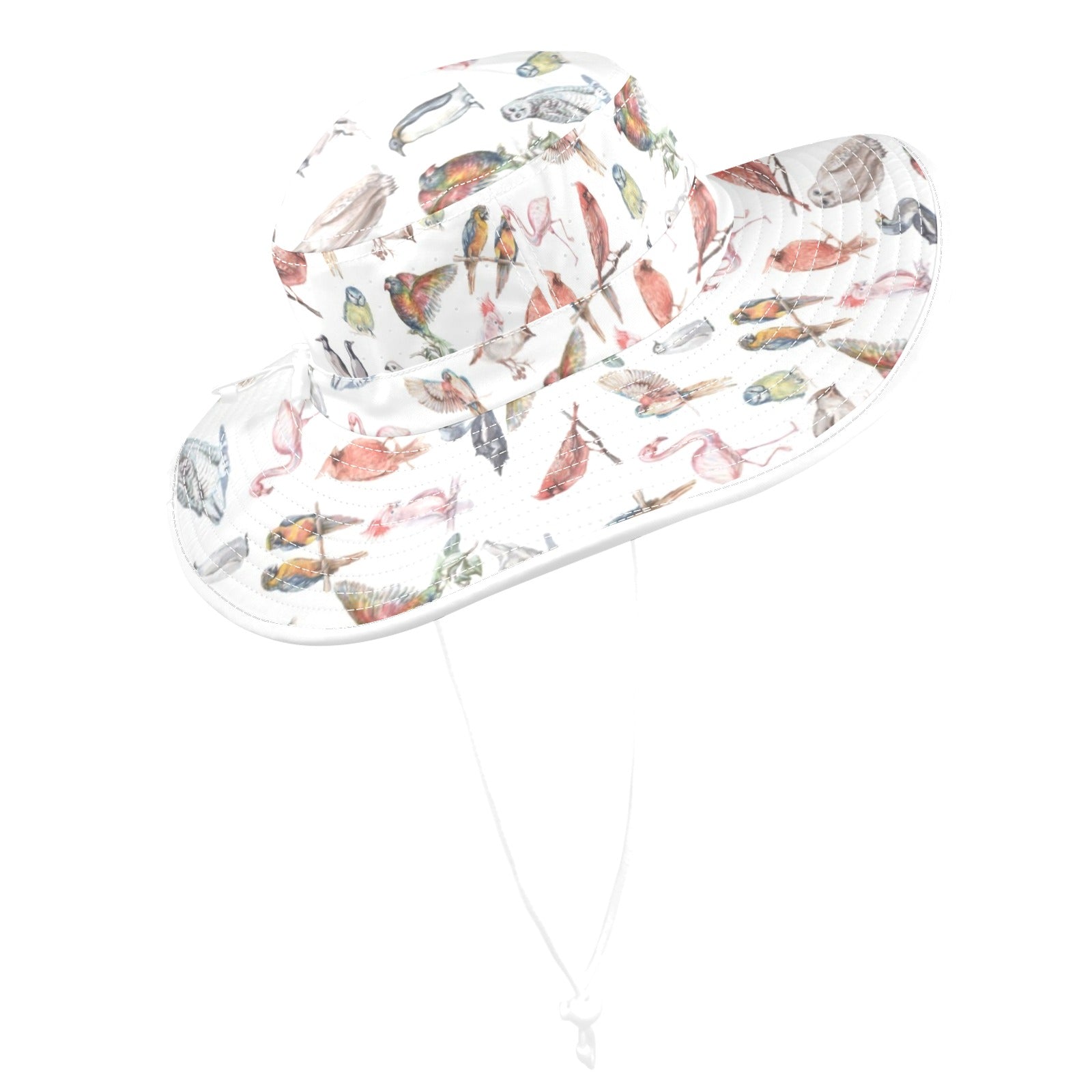 Birds Of A Feather Wide Brim Bucket Hat Wide Brim Bucket Hat Birds Printed Offshore