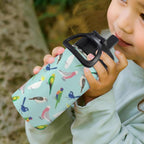 Australian Birds 12oz Kids Water Bottle with Straw Lid