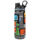 Road Map - Insulated Water Bottle with Dual-Use Lid (18oz) One Size Insulated Water Bottle with Dual-Use Lid (18oz) Printed Offshore