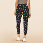 Fun Lightning - Women's High Waist Pockets Yoga Leggings