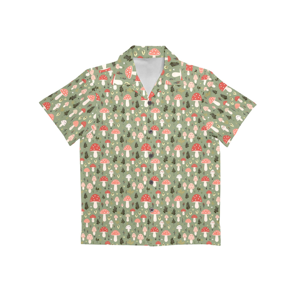 Mushroom Garden - Junior Kids Hawaiian Shirt