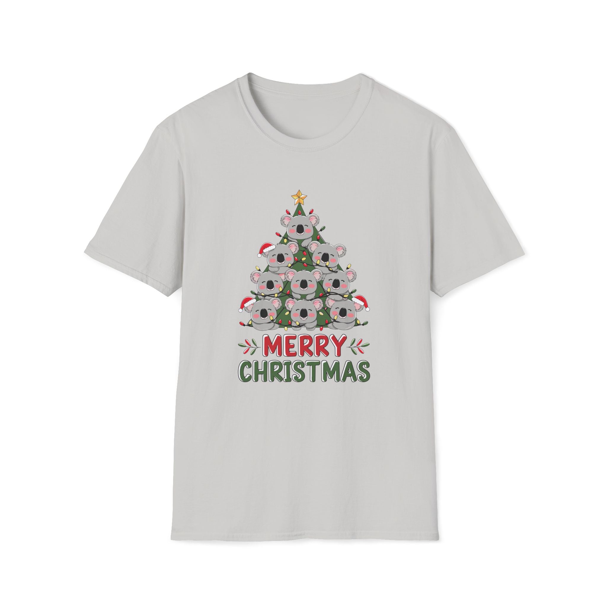 Australian Koala Christmas Tree - Unisex Softstyle T-Shirt