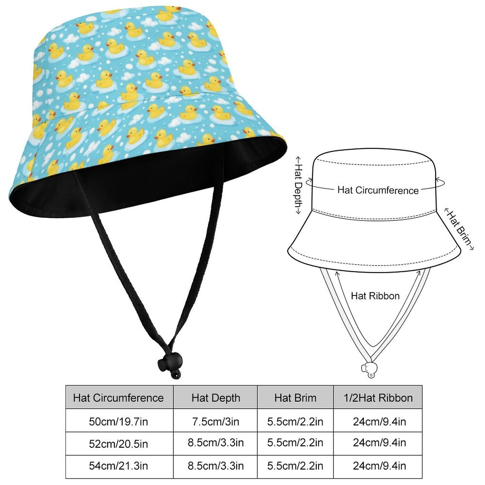 Rubber Ducks Kids' Bucket Hat