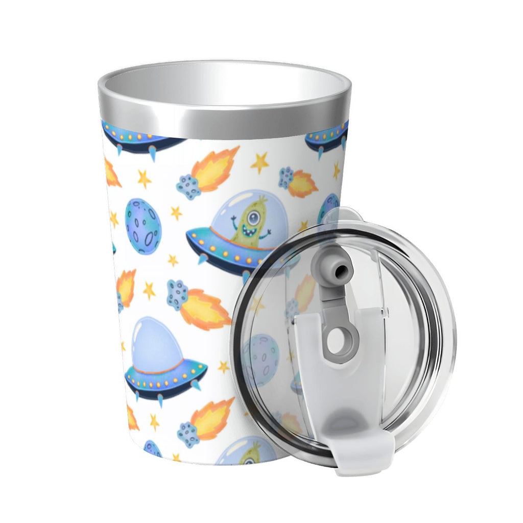UFO's Small Stainless Steel Travel Mug Cup 12oz/350ml