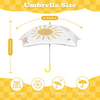 Pastel Rainbows Kids Safe Round Corner Umbrella Kids Safe Round Corner Umbrella Printed Offshore