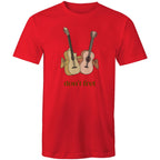 Don't Fret, Guitars - Mens T-Shirt Red Mens T-shirt Music Printed In Australia