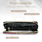 Abstract Roses -  PU Leather Wallet