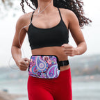 Purple Paisley - Belt Bag