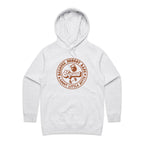 Squat, Because Nobody Raps About Little Butts - Womens Hoodie White Marle Womens Hoodie Fitness Printed In Australia