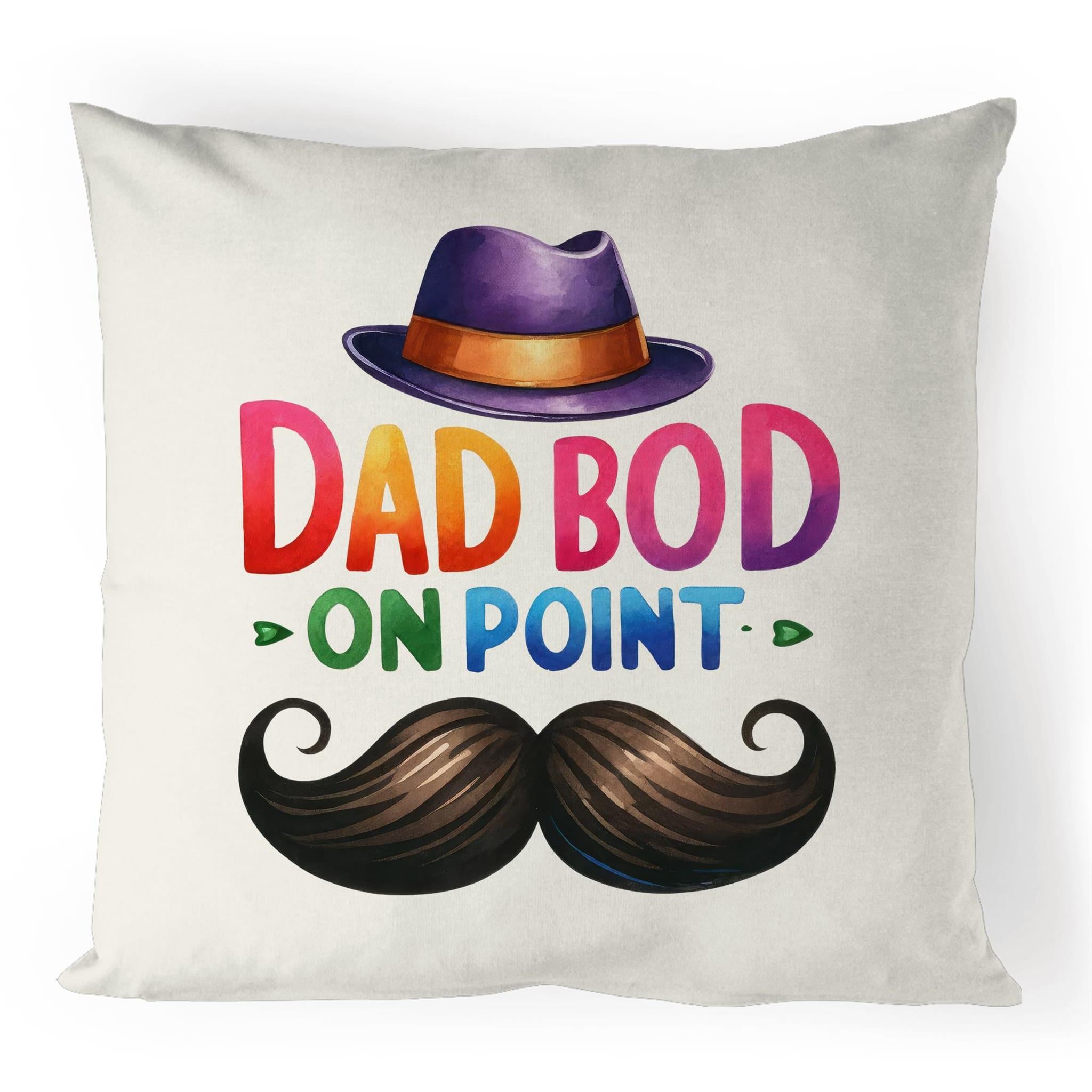Dad Bod On Point - 100% Linen Cushion Cover Default Title Linen Cushion Covers Dad Printed In Australia