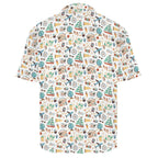 Travel And Explore Men's Crinkle Hawaiian Shirt