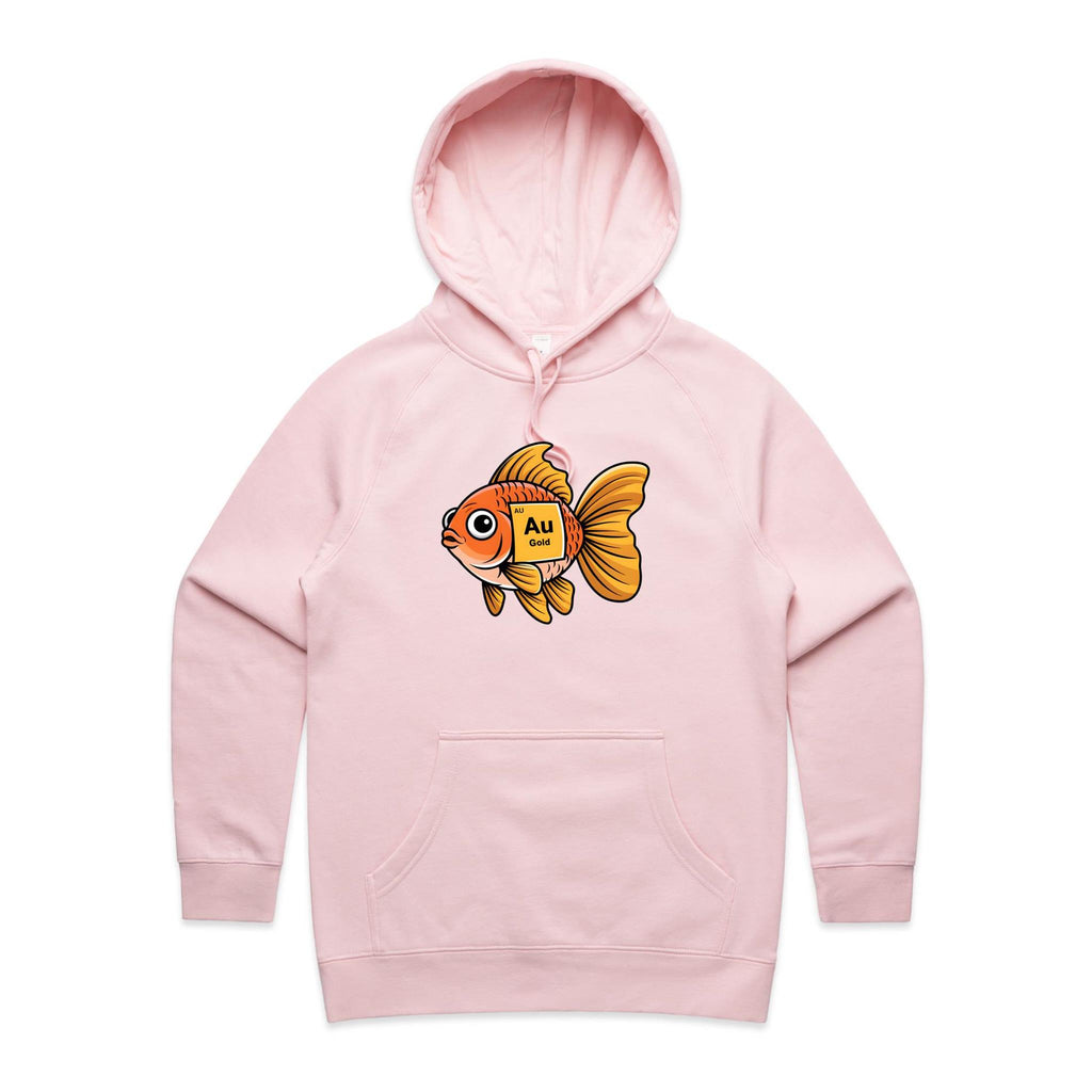 Gold Fish Periodic Table Women's AS Colour Hoodie