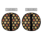Round Pizzas On Black Duffle Bag Duffle Bag Printed Offshore
