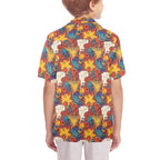 Comic Book Explosions Senior Kids Hawaiian Shirt