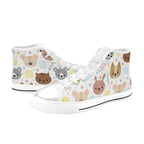 Baby Animals - Kids' High Top Canvas Shoes Kids High Top Canvas Shoes animal Printed Offshore