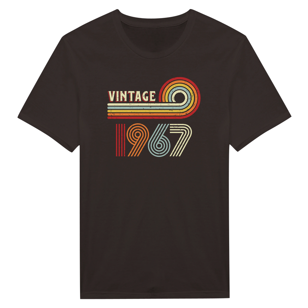 Personalise - Vintage Birth Year - Classic Unisex Crewneck T-shirt | Gildan® 64000 Personalised T-shirt