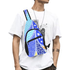 Blue Swirl - Chest Bag