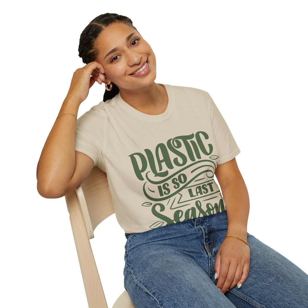 Plastic Is So Last Season - Unisex Softstyle T-Shirt