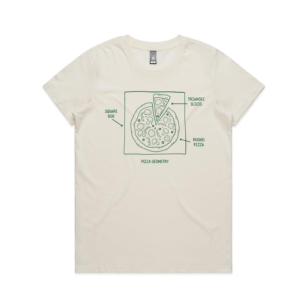 Pizza Geometry Women's AS Colour T-shirt