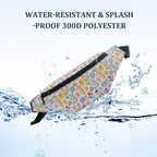 Boho Flowers And Leaves - Bum Bag / Fanny Pack