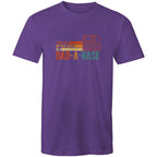 Dad Jokes Dad-A-Base - Mens T-Shirt Purple Mens T-shirt Dad Printed In Australia Tech
