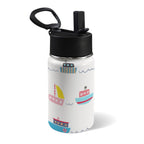 Boats 12oz Kids Water Bottle with Straw Lid