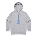 Guitar - Womens Hoodie Grey Marle Womens Hoodie Music Printed In Australia