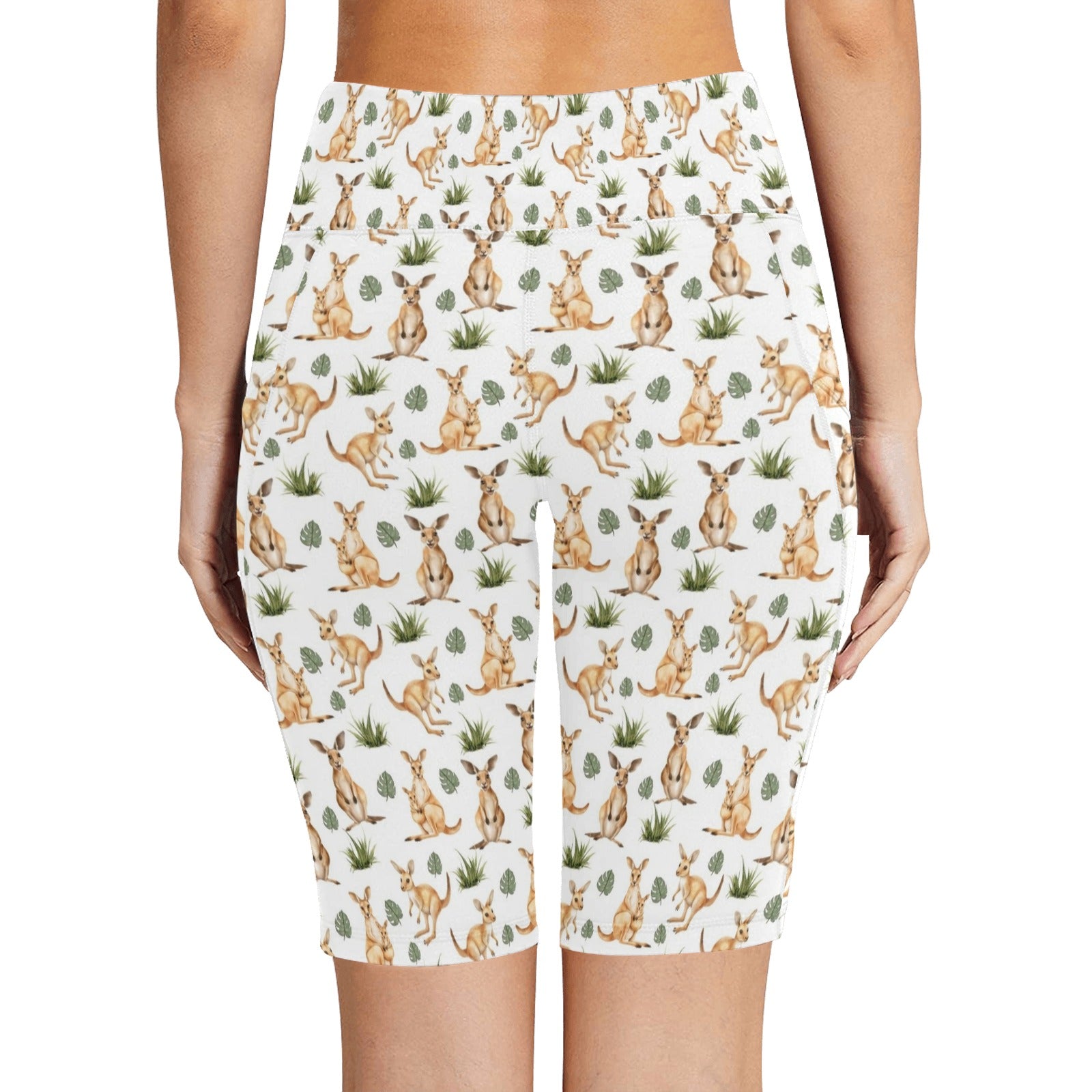 Kangaroos Women's Bike Shorts With Side Pockets