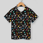 Kids Space Kids Youth Short Sleeve Button Up Shirt