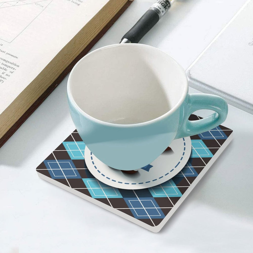 Best Dad In The World - Ceramic Coasters (Square) Ceramic Coasters Dad Printed Offshore