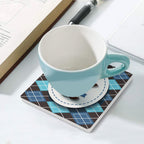 Best Dad In The World - Ceramic Coasters (Square) Ceramic Coasters Dad Printed Offshore