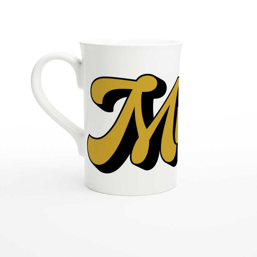 Music - White 10oz Porcelain Slim Mug Porcelain Mug Globally Fulfilled Music