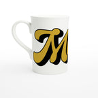 Music - White 10oz Porcelain Slim Mug Porcelain Mug Globally Fulfilled Music