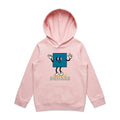 I'm A Total Square - Kids Hoodie Pink Kids Hoodie Printed In Australia