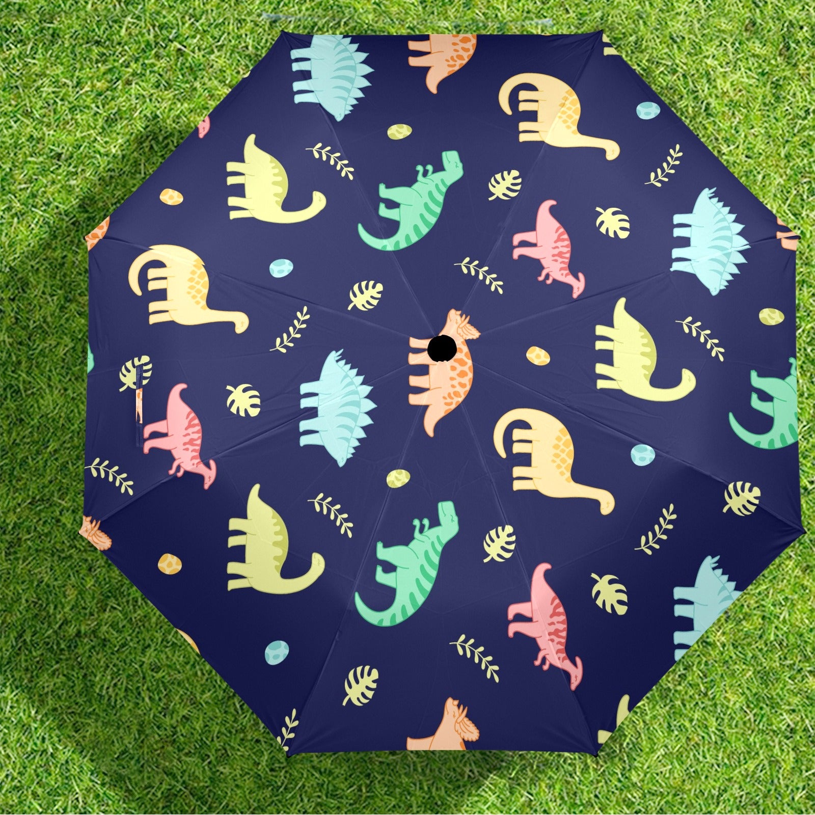 Dinosaurs - Semi-Automatic Foldable Umbrella (Model U12) Semi-Automatic Foldable Umbrella (U12)