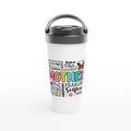 Mother Word Cloud - White 15oz Stainless Steel Travel Mug Default Title Travel Mug Globally Fulfilled Mum