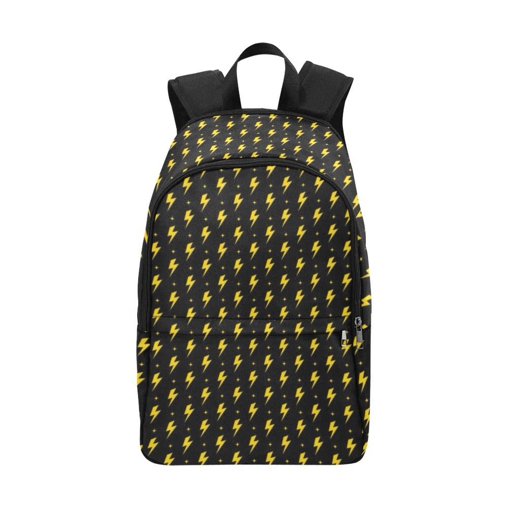 Yellow Lightning - Fabric Backpack