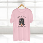 Hang On, Let Me Overthink This, Frazzled Cat - Mens Adult Staple Tee