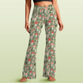 Mushroom Garden High Waist Crossover Tummy Control Flare Leggings 5XL High Waist Flare Leggings Printed Offshore