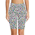 Animal Print In Colour Women's Bike Shorts With Side Pockets Women's Bike Shorts animal Printed Offshore