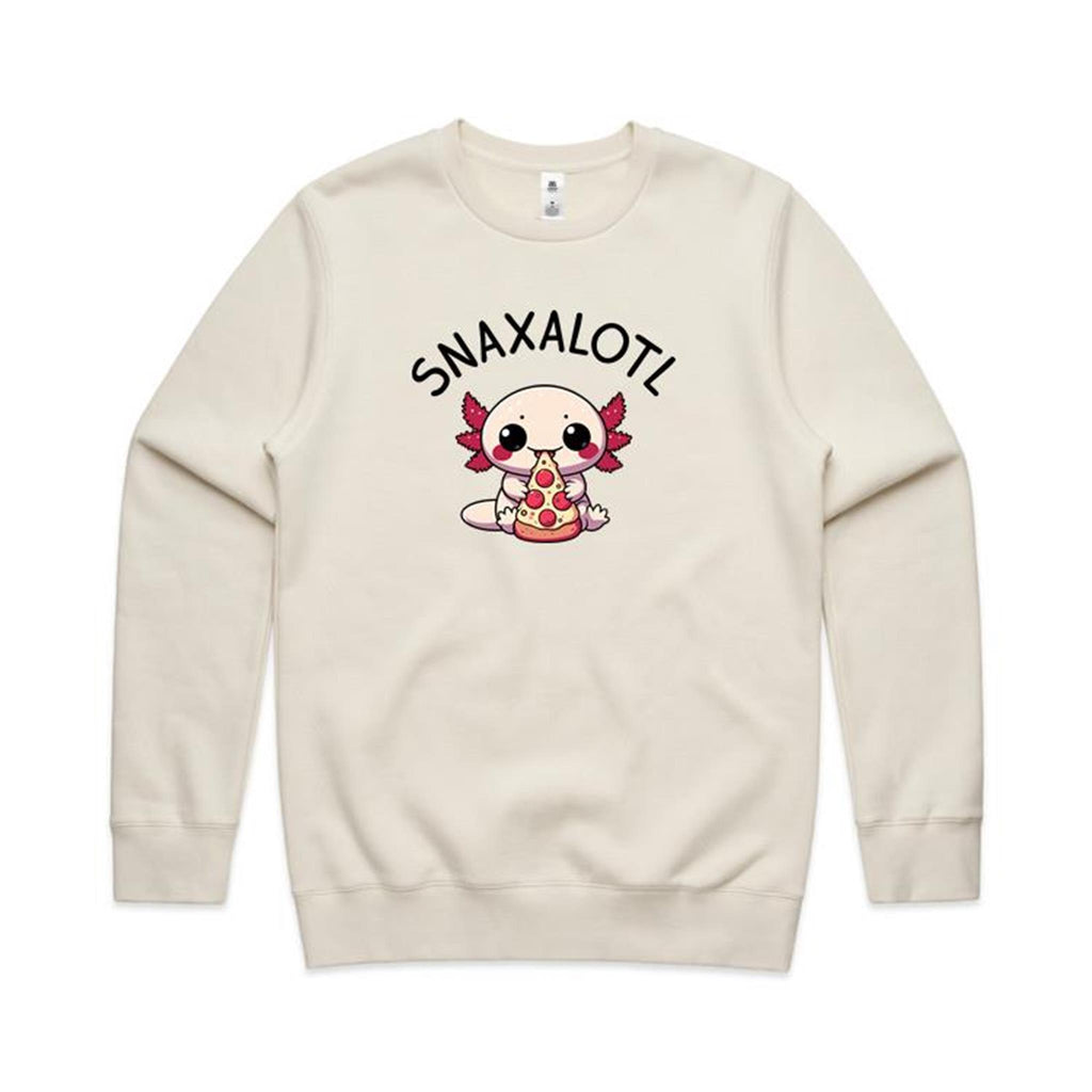 Snaxalotl, Axolotl Pizza - AS Colour Sweatshirt