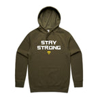 Stay Strong, WIFI - Mens Hoodie Army Mens Hoodie Printed In Australia Tech