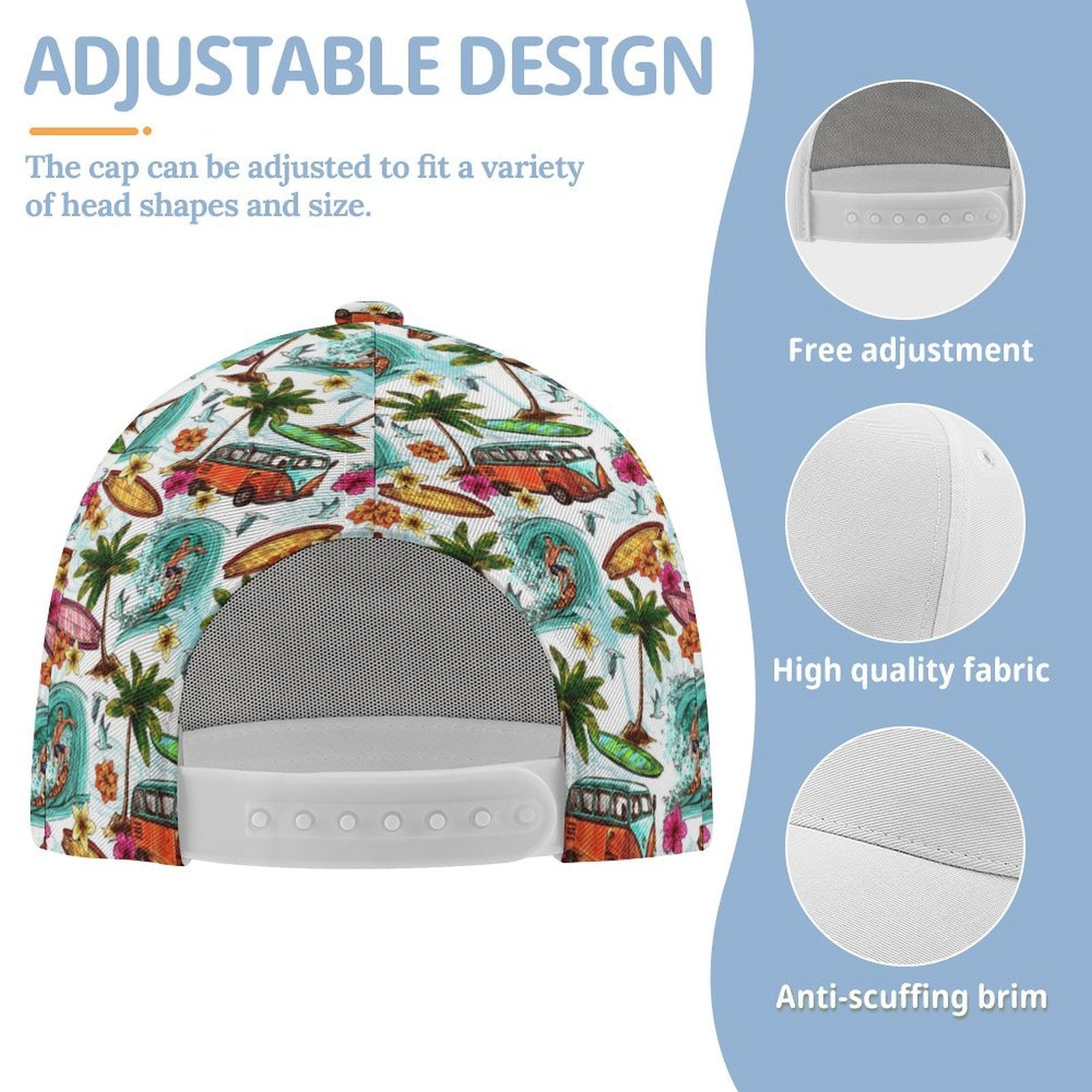 Surfing Safari Kids Baseball Cap