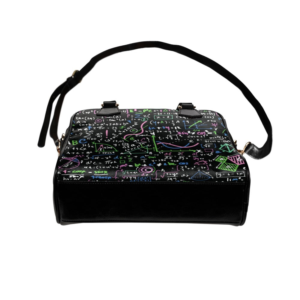 Equations In Green And Pink - Shoulder Handbag (Model 1634) Shoulder Handbags (1634)