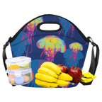 Bright Jellyfish - Neoprene Lunch Bag Neoprene Lunch Bag Printed Offshore