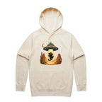 Black Cat Alien UFO Abduction Men's AS Colour Hoodie