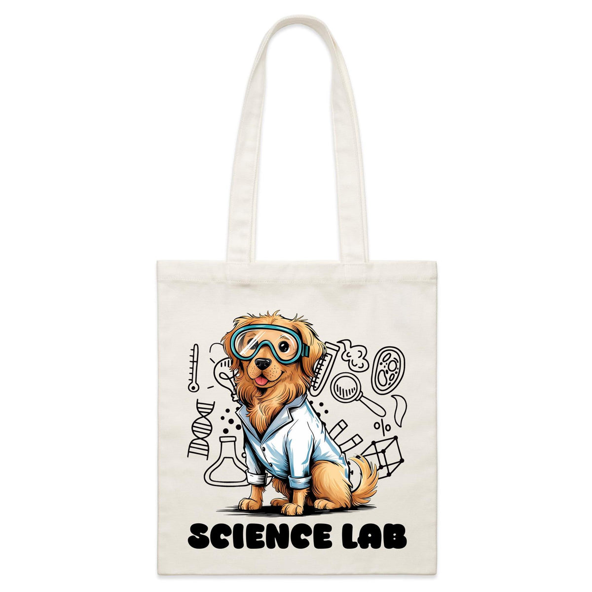 Science Lab Parcel Canvas Tote Bag