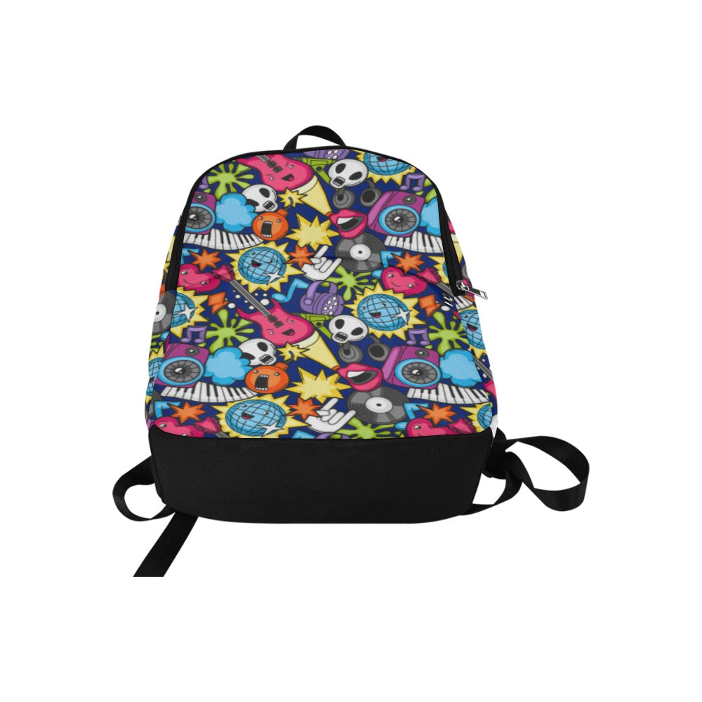 Sticker Music 2 - Fabric Backpack