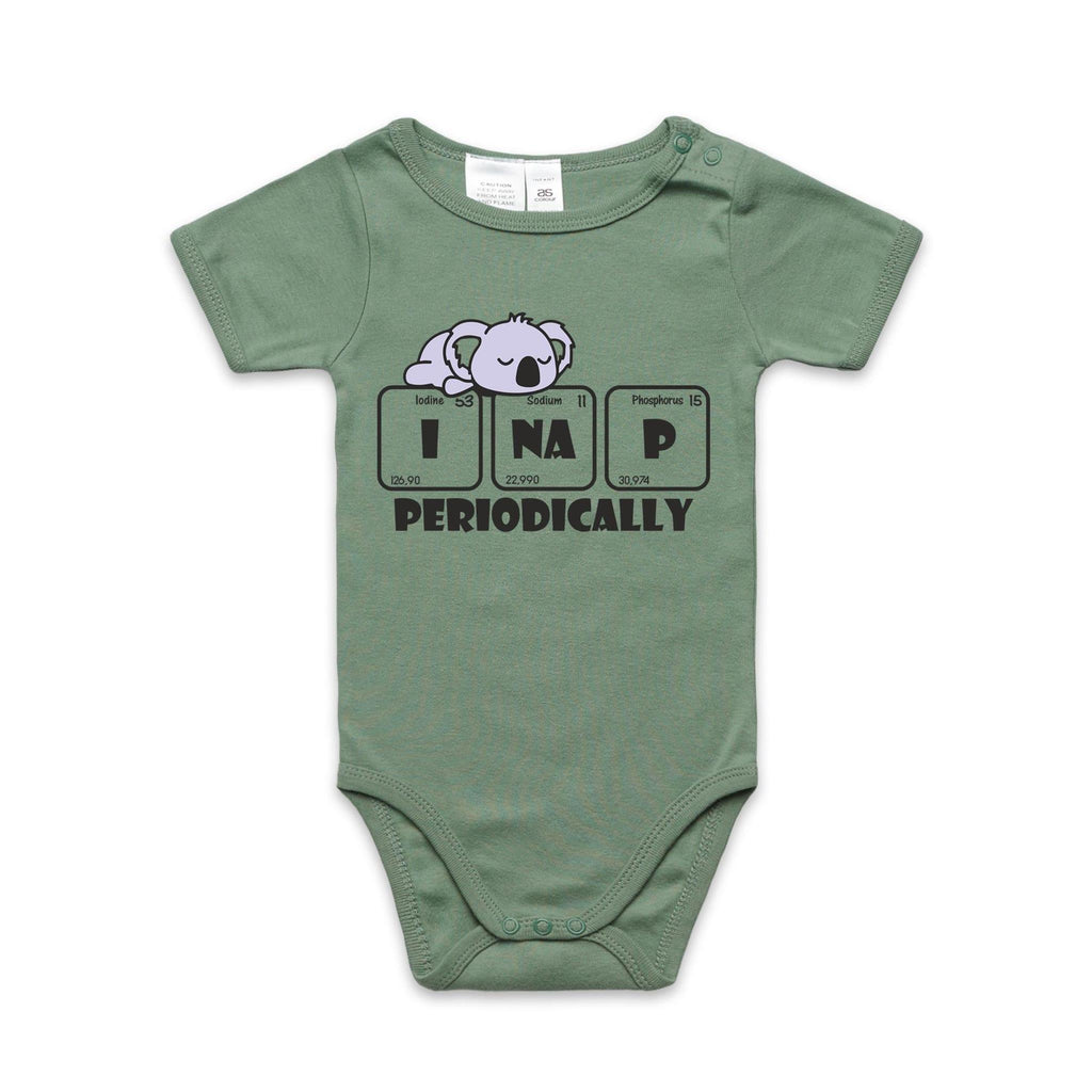 Koala I Nap Periodically Baby Bodysuit